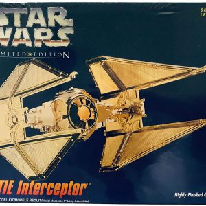 Star Wars Tie Interceptor GOLD PLATED Model Kit AMT
