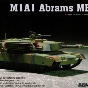 M-1A-1 Abrams MBT Tank 1/72 Model Kit Trumpeter